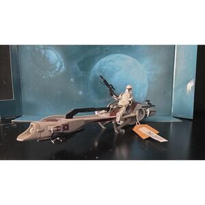 Star Wars The Clone Wars Battle Packs Speeder Bike Recon Clone Trooper Loose